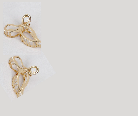Bow Metal Claw Clip